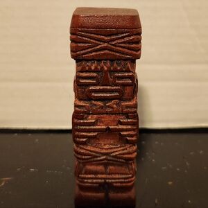 Vintage South American Totem - Small Figure - Totem - Tiki - Lightwood